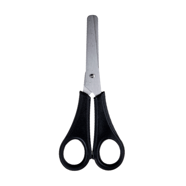 Tesoura Escolar Black Inox 130Mm Cabo Preto Leoeleo - Image 3