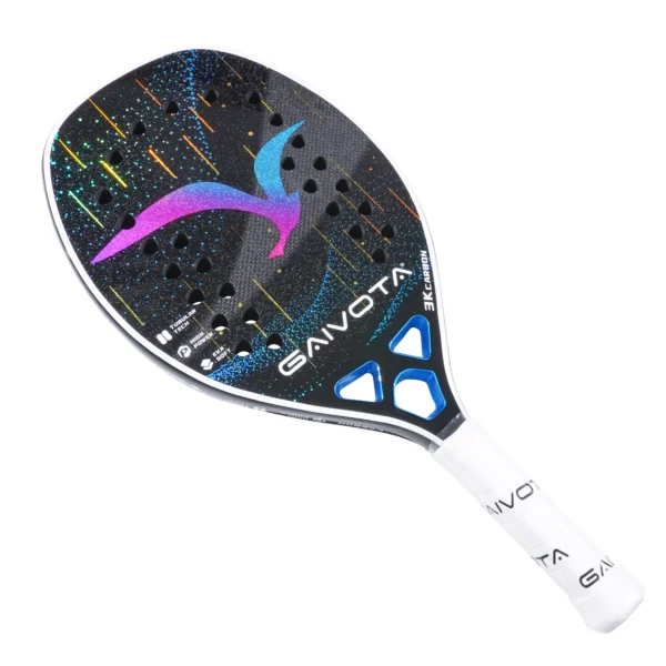 Raquete de tênis de praia de fibra de carbono GAIVOTA 2025 3K atleta profissional médio a sênior + mochila - Image 5