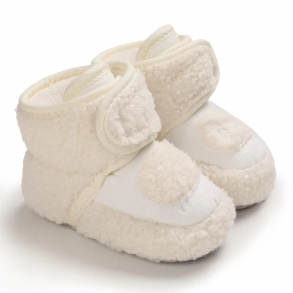 Botas Bebê Menina Meninos Inverno Quente Sapatos Sólidos Moda Criança Bolas Peludas 0-18M - Imagem 20