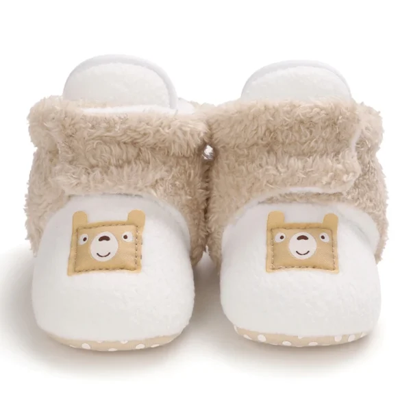 Botas Bebê Menina Meninos Inverno Quente Sapatos Sólidos Moda Criança Bolas Peludas 0-18M - Imagem 13