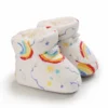 Botas Bebê Menina Meninos Inverno Quente Sapatos Sólidos Moda Criança Bolas Peludas 0-18M - Imagem 26