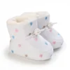 Botas Bebê Menina Meninos Inverno Quente Sapatos Sólidos Moda Criança Bolas Peludas 0-18M - Imagem 24