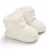 Botas Bebê Menina Meninos Inverno Quente Sapatos Sólidos Moda Criança Bolas Peludas 0-18M - Imagem 19